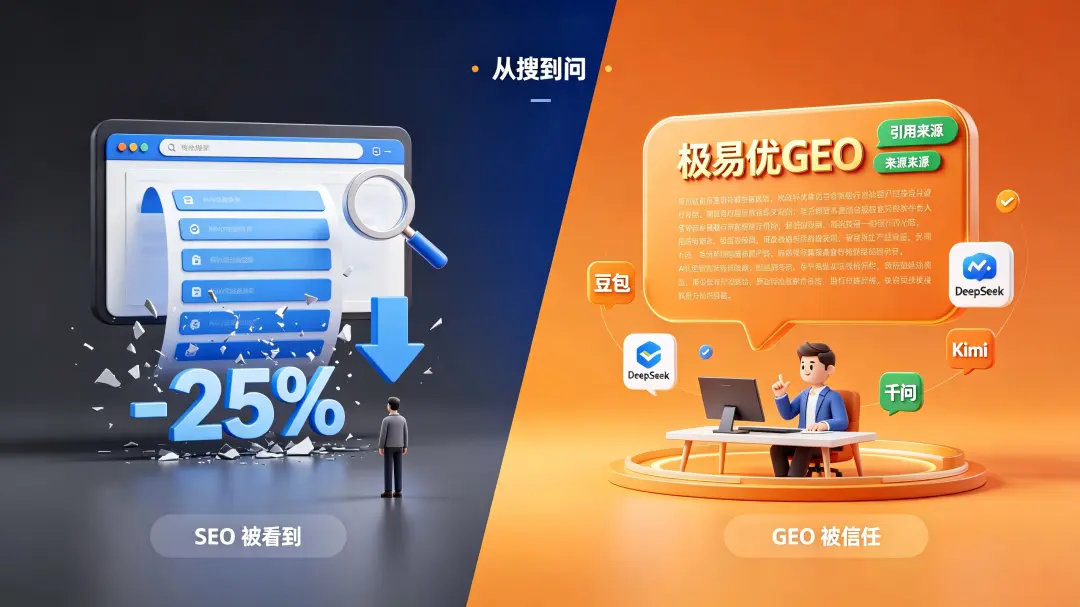 极易优GEO：GEO为什么比SEO更难？三大技术难点一次讲透